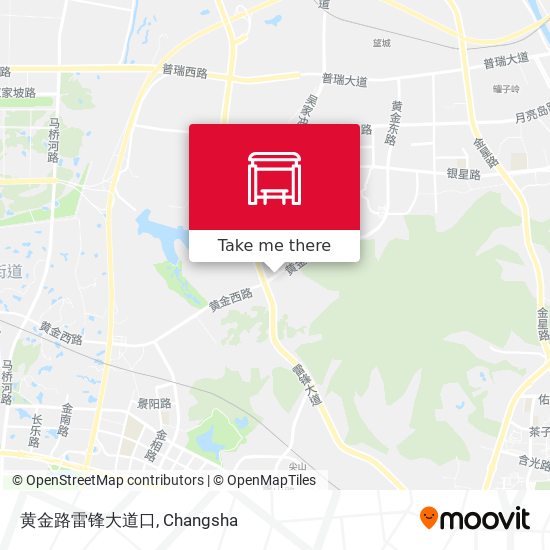 黄金路雷锋大道口 map