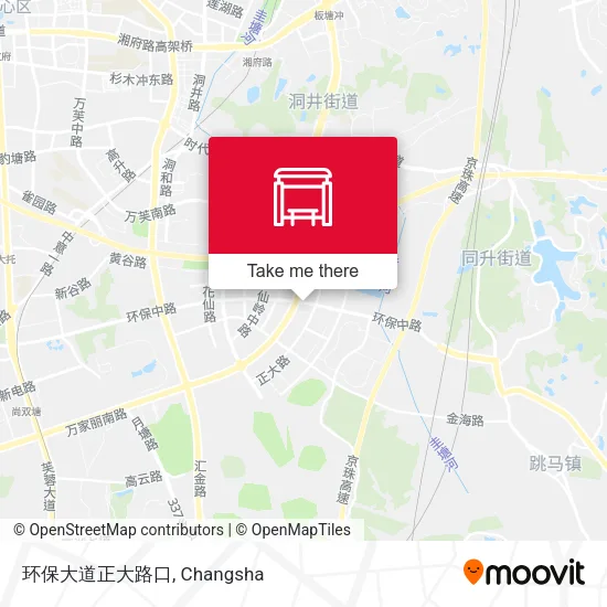 环保大道正大路口 map