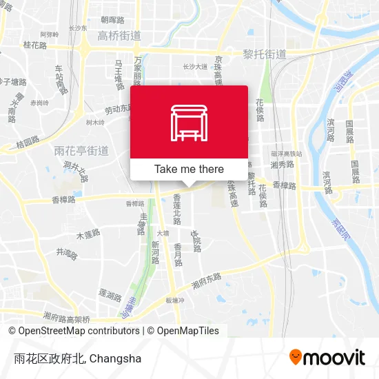 雨花区政府北 map