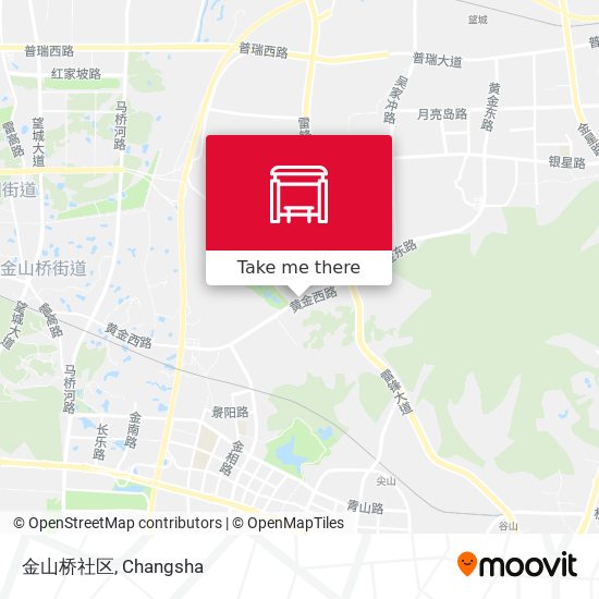 金山桥社区 map