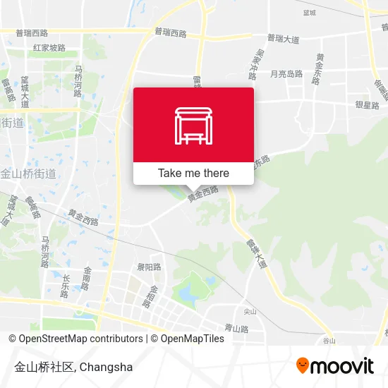 金山桥社区 map