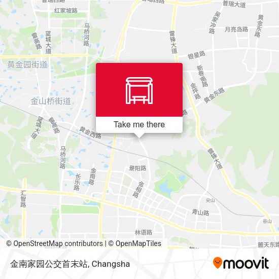 金南家园公交首末站 map