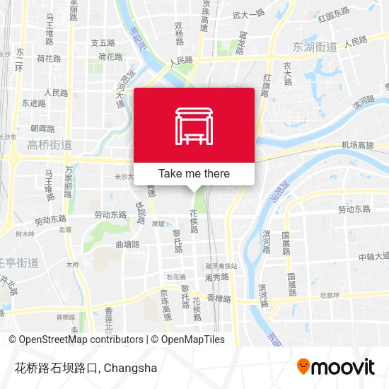 花桥路石坝路口 map