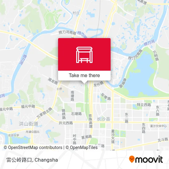 雷公岭路口 map