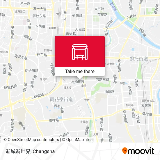 新城新世界 map