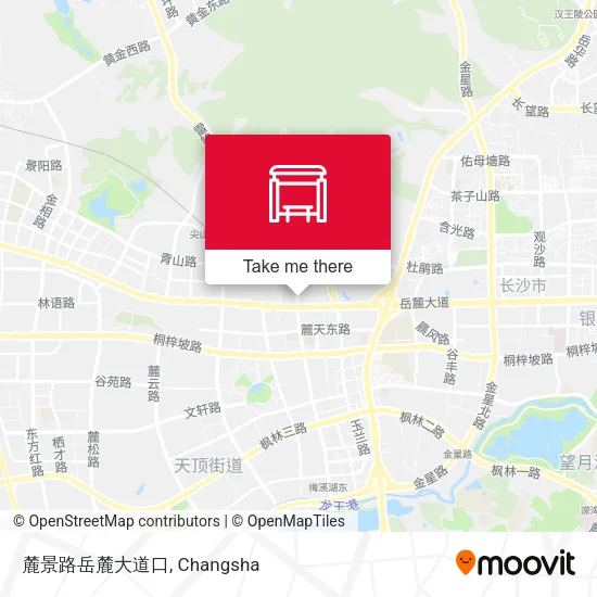 麓景路岳麓大道口 map
