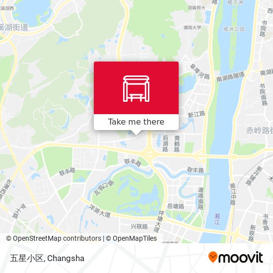 五星小区 map