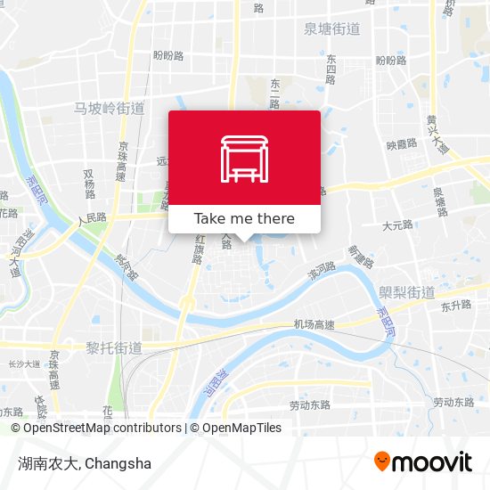 湖南农大 map