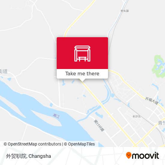 外贸职院 map