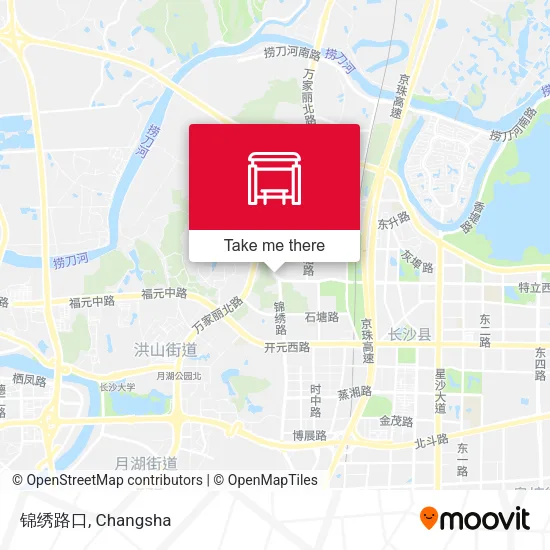 锦绣路口 map