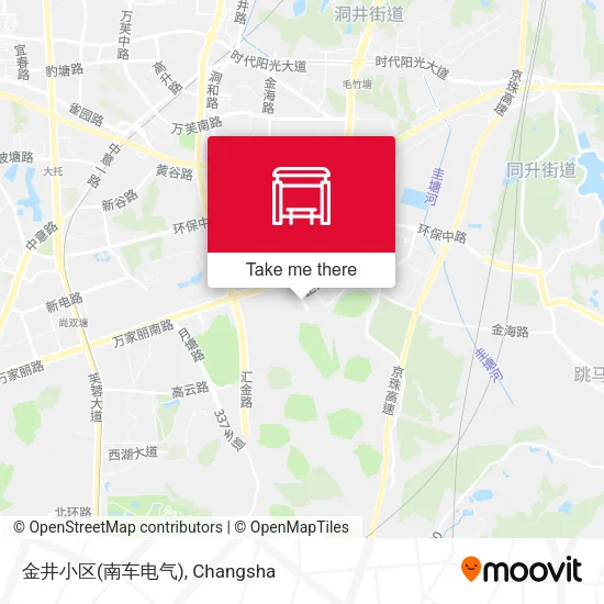金井小区(南车电气) map