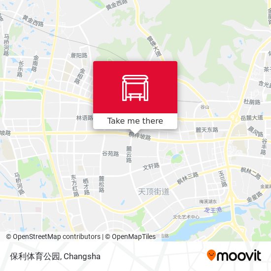 保利体育公园 map