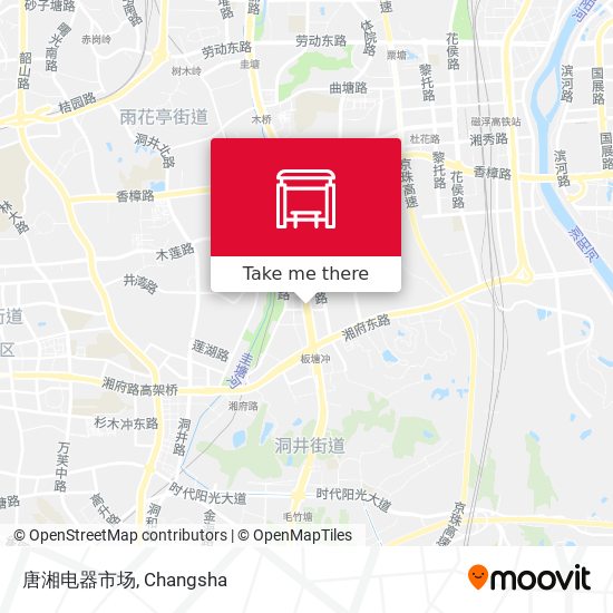 唐湘电器市场 map