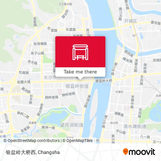银盆岭大桥西 map