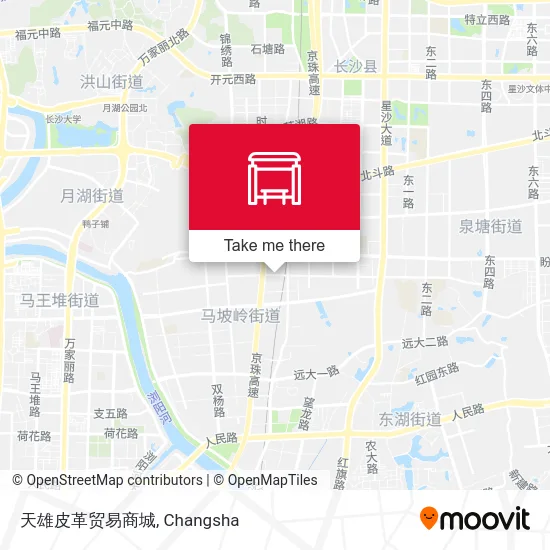 天雄皮革贸易商城 map