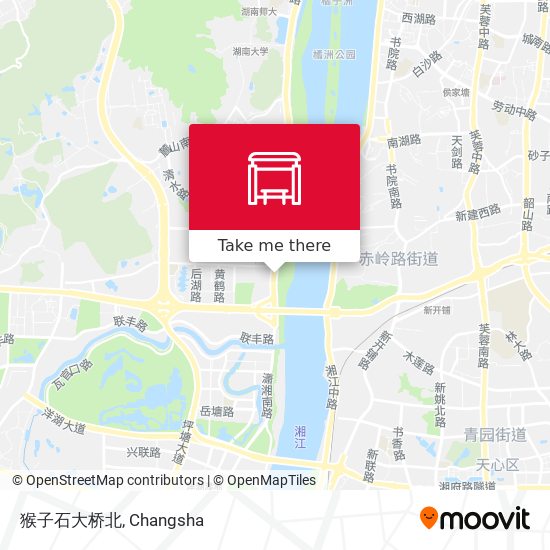 猴子石大桥北 map