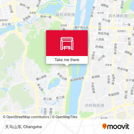 天马山东 map