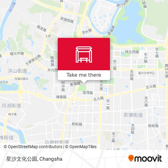 星沙文化公园 map