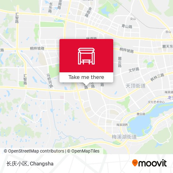 长庆小区 map