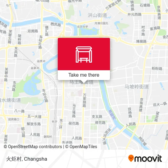火炬村 map