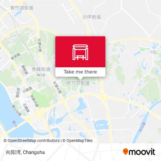 向阳湾 map