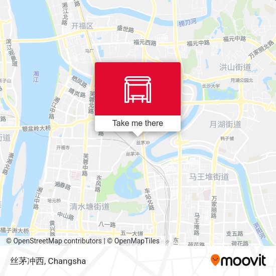 丝茅冲西 map
