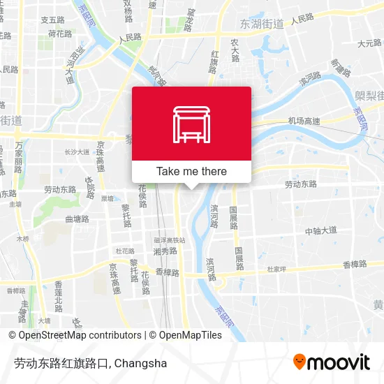 劳动东路红旗路口 map