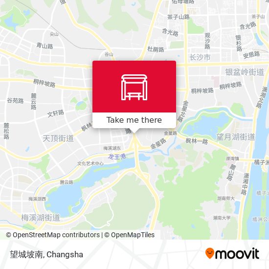 望城坡南 map