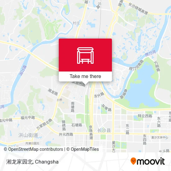 湘龙家园北 map