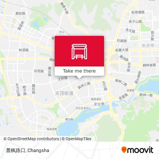 麓枫路口 map