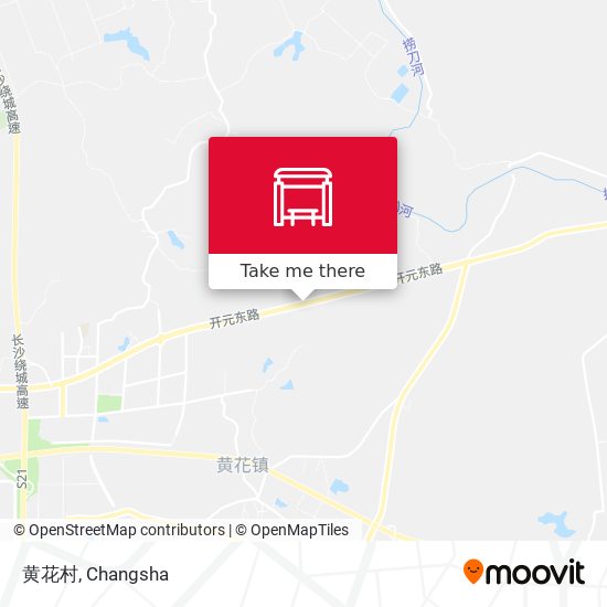 黄花村 map