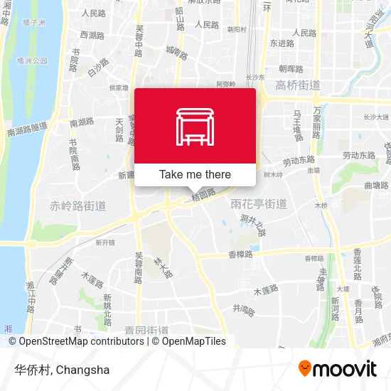 华侨村 map