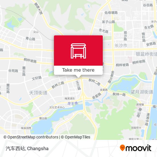 汽车西站 map