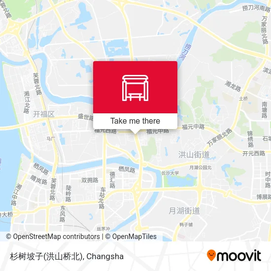 杉树坡子(洪山桥北) map