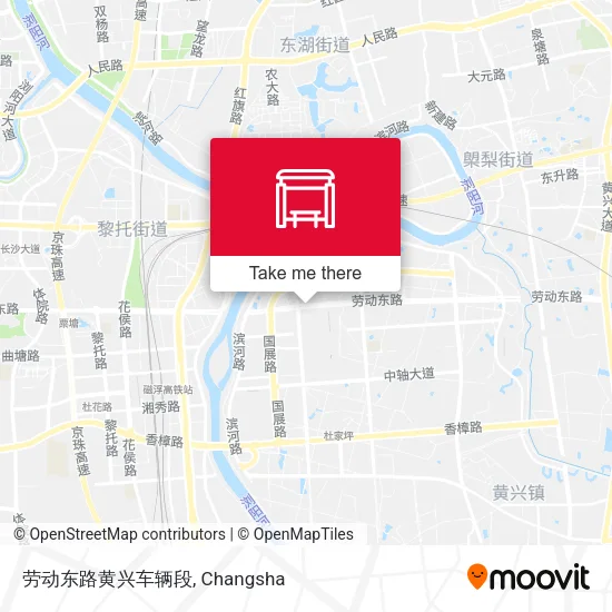 劳动东路黄兴车辆段 map