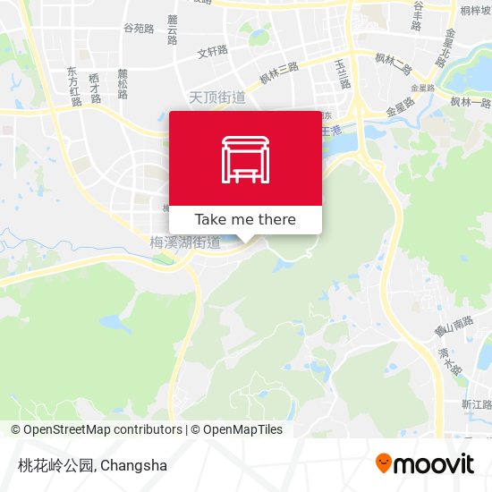 桃花岭公园 map