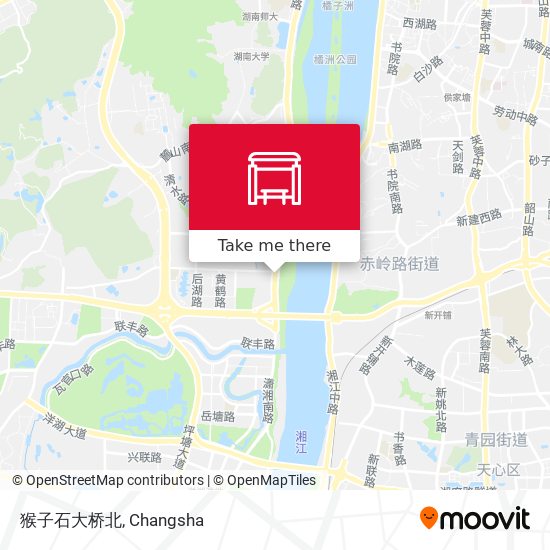 猴子石大桥北 map