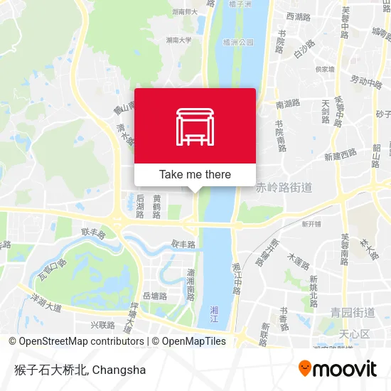 猴子石大桥北 map