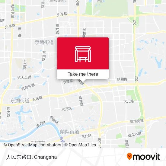 人民东路口 map