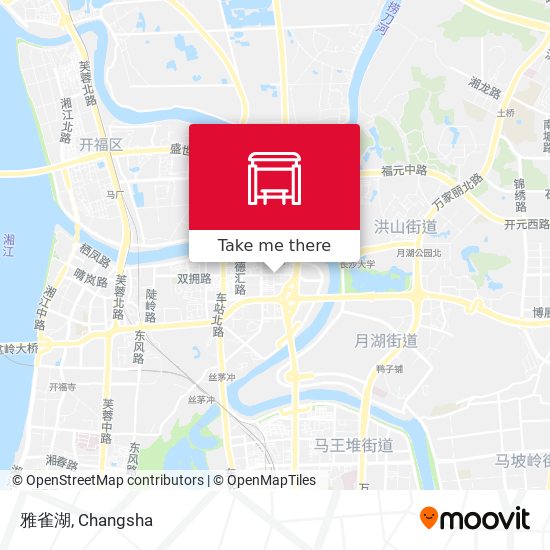 雅雀湖 map