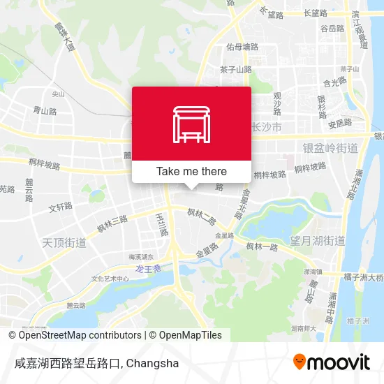 咸嘉湖西路望岳路口 map