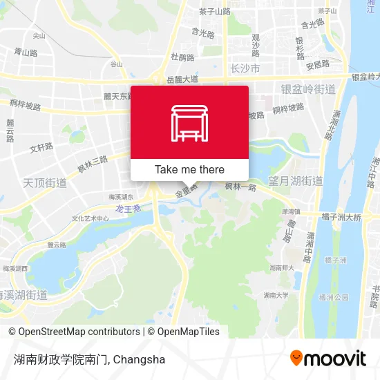 湖南财政学院南门 map