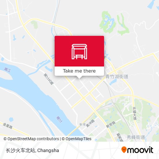 长沙火车北站 map