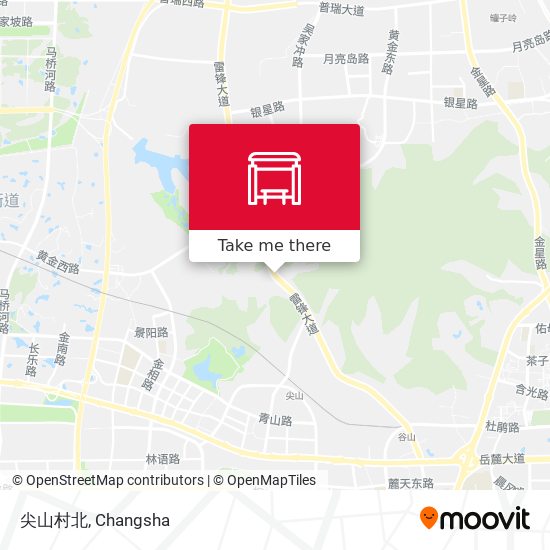 尖山村北 map