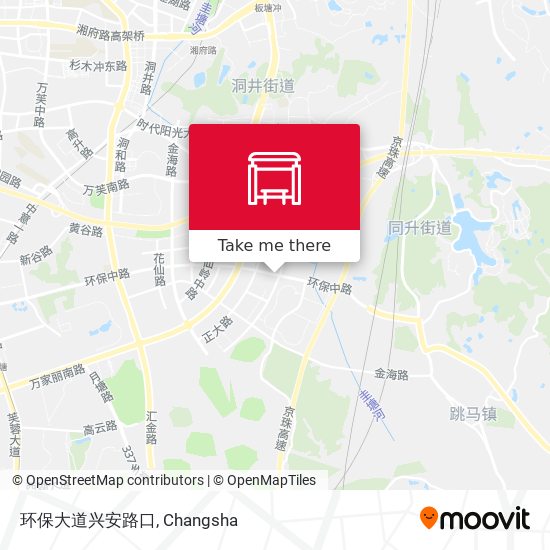 环保大道兴安路口 map