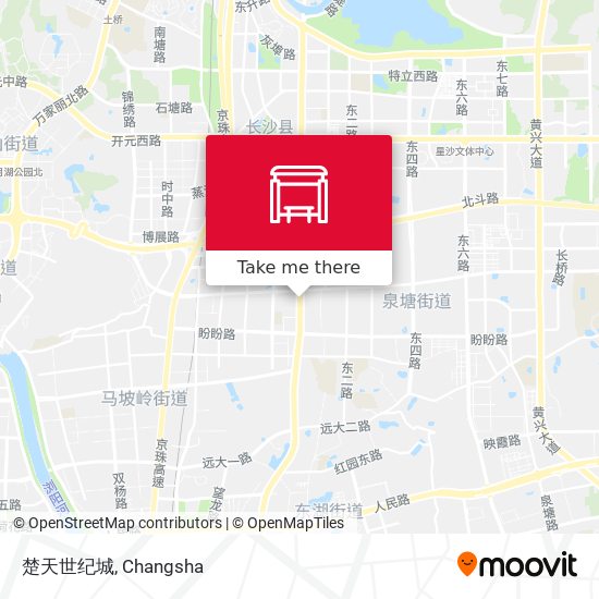 楚天世纪城 map