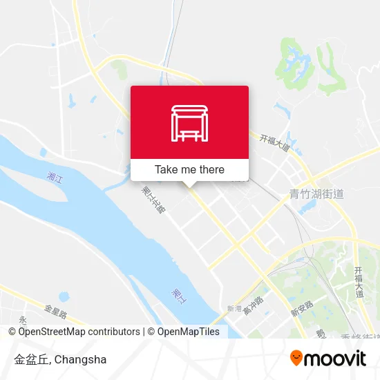 金盆丘 map