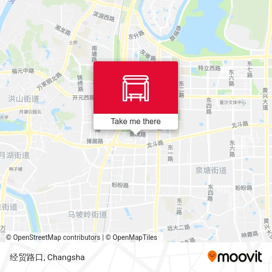 经贸路口 map
