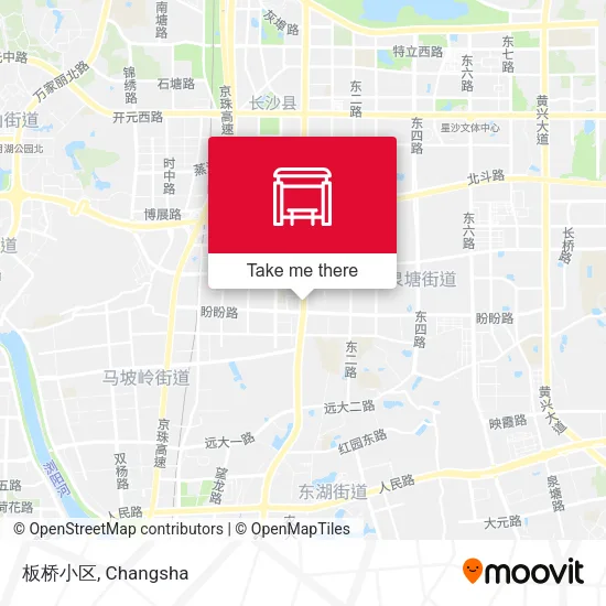 板桥小区 map