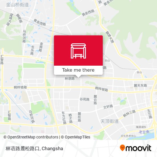 林语路麓松路口 map